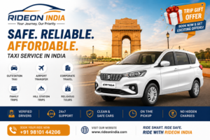 Read more about the article Safe, Reliable & Affordable Taxi Service in India | RideOn India